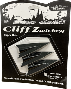 Zwickey Cliff 2-Blade Glue-On Broadheads 140 gr 3-pack