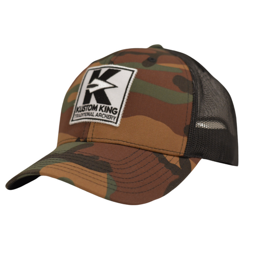 Kustom King Trucker Hat - Camo and Black