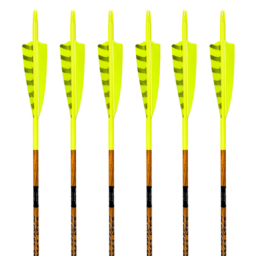 Black Eagle Vintage Carbon Arrows -  Flo Yellow