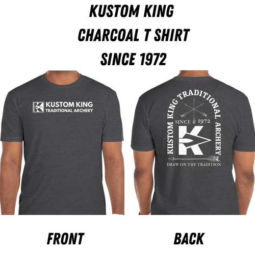 Kustom King - Charcoal T Shirt