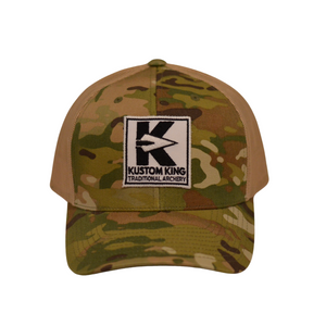 Kustom King Trucker Hat - Camo and Desert Tan