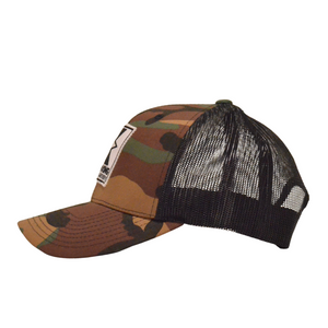 Kustom King Trucker Hat - Camo and Black