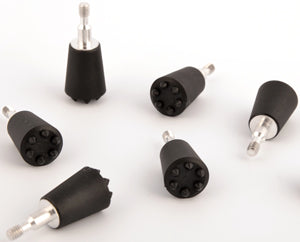 Bearpaw - Rubber Blunt Screw-In - 6 Pack