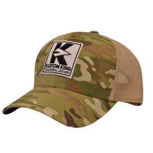 Kustom King Trucker Hat - Camo and Desert Tan