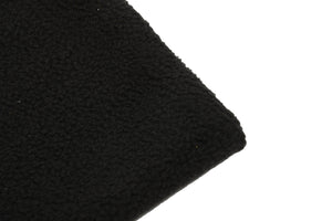 Black Fleece Bow Sock