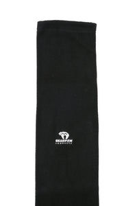 Black Fleece Bow Sock