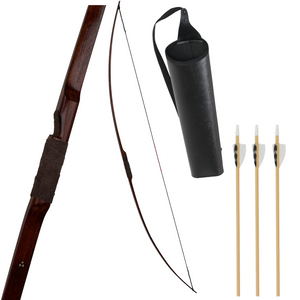 Classic Youth Longbow plus Quiver and Arrows