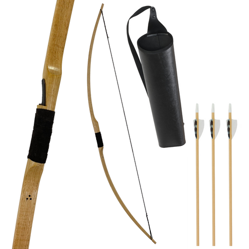 Heritage Youth Longbow plus Quiver and Arrows