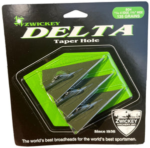 Zwickey Delta 4 Edge - Glue On - Broadheads 3-pack - 135 gr