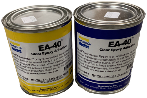 Smooth-On  EA-40 Epoxy - Pint Kit - 1 Pint Yellow and 1 Pint Blue