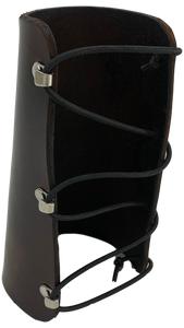 Classic Traditional Arm Guard - Dark Brown
