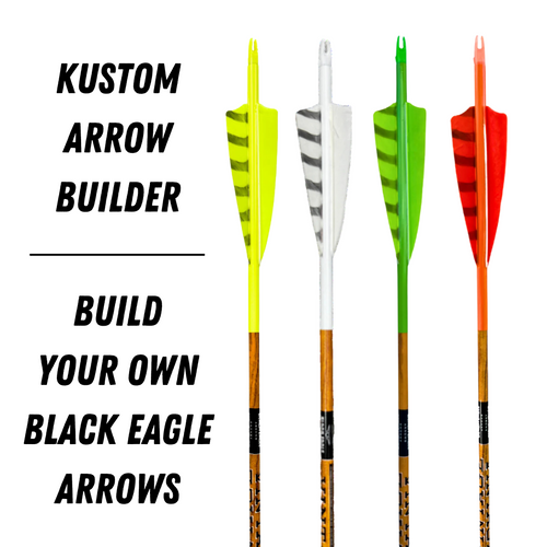 Kustom Arrow Builder - Black Eagle Vintage Carbon Arrows