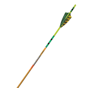 Black Eagle Instinct Micro Carbon Arrows -  Green/Yellow