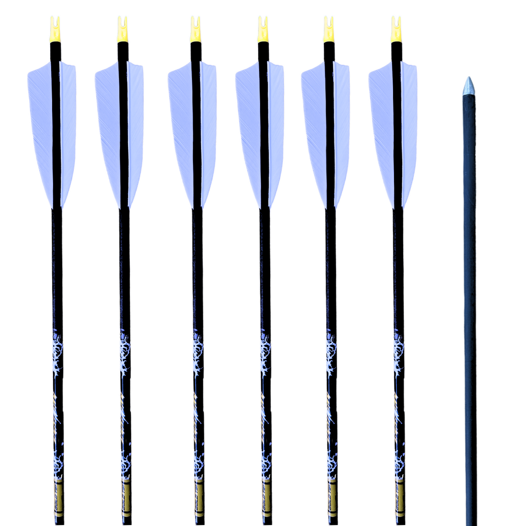 Youth Carbon Arrows - 6 Pack