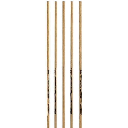 Bearpaw Penthalon Traditional Extreme Shafts - Woodgrain Carbon Shafts - 6 Pack