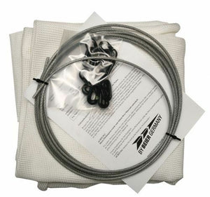 Standard White Arrow Backstop Netting (30')
